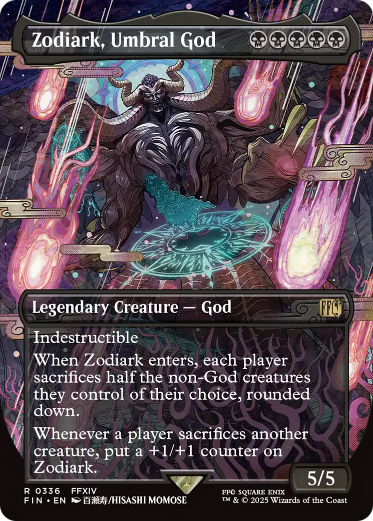 Magic: The Gathering - Zodiark, Umbral God Foil - Final Fantasy