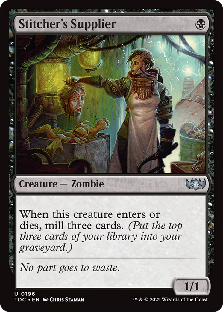 Magic: The Gathering - Stitcher's Supplier - Tarkir: Dragonstorm Commander