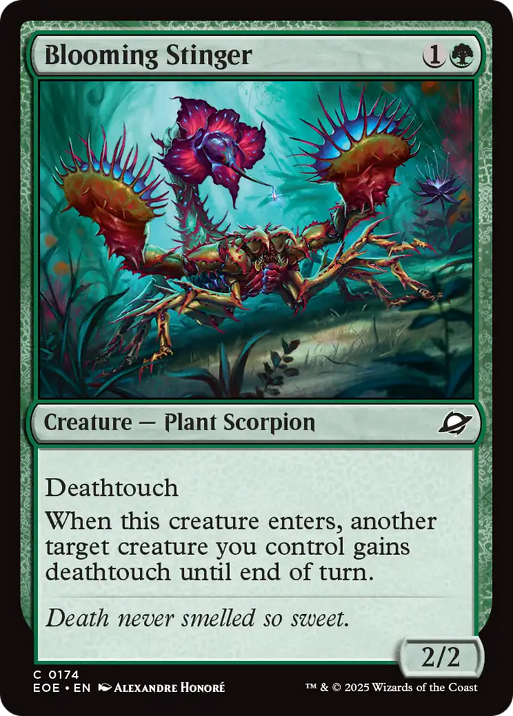 Magic: The Gathering - Blooming Stinger Foil - Edge of Eternities