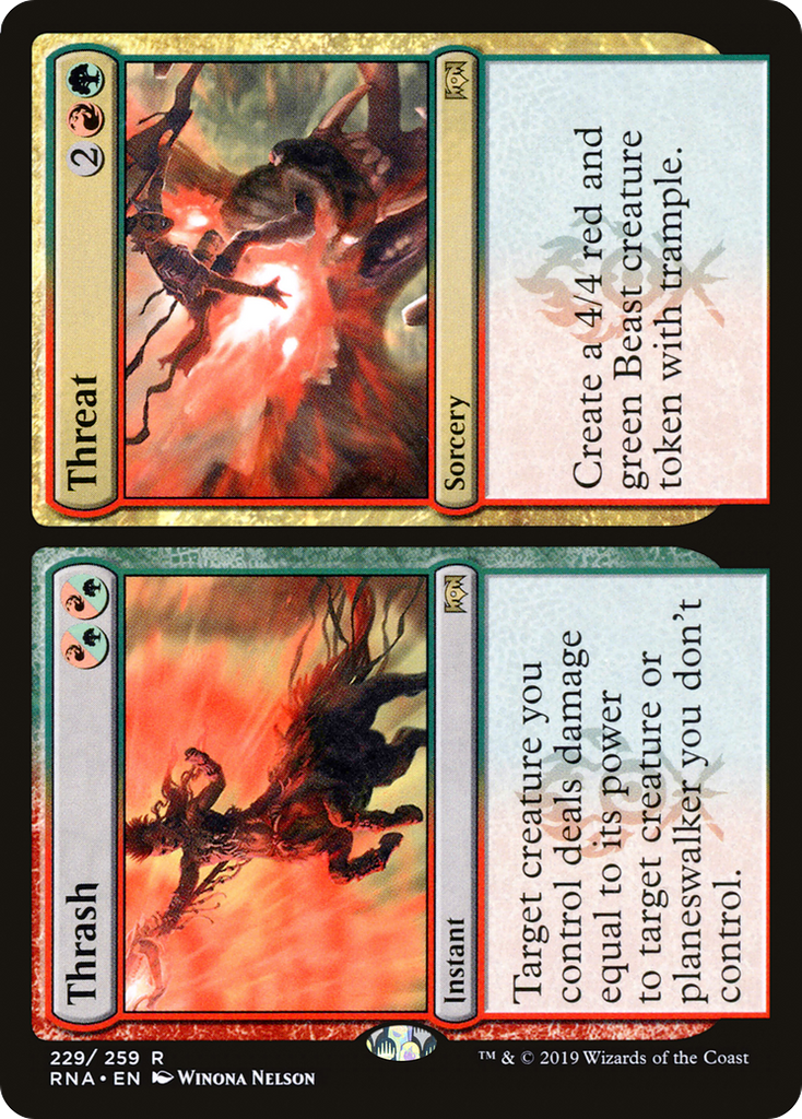 Magic: The Gathering - Thrash // Threat Foil - Ravnica Allegiance