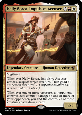 Magic: The Gathering - Nelly Borca, Impulsive Accuser Foil - Murders at Karlov Manor Commander