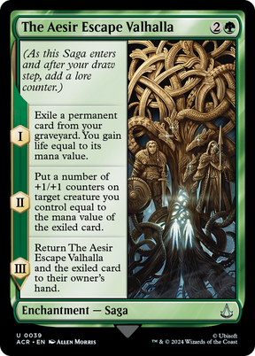 Magic: The Gathering - The Aesir Escape Valhalla Foil - Assassin's Creed