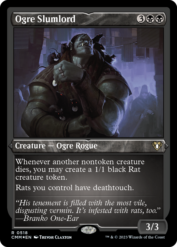 Magic: The Gathering - Ogre Slumlord Foil - Commander Masters