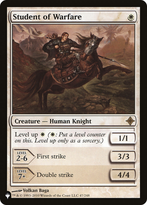 Magic: The Gathering - Student of Warfare - The List
