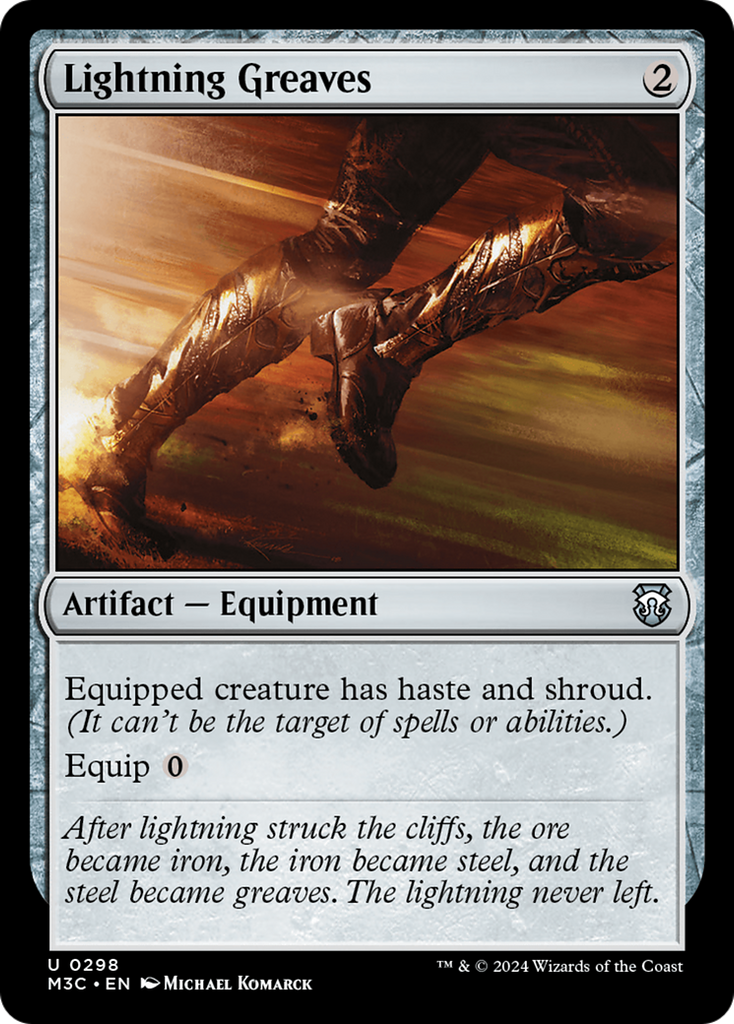 Magic: The Gathering - Lightning Greaves - Modern Horizons 3 Commander