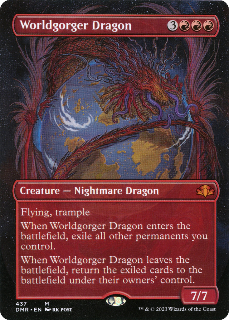 Magic: The Gathering - Worldgorger Dragon Foil - Dominaria Remastered