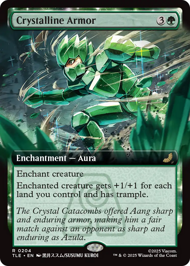 Magic: The Gathering - Crystalline Armor Foil - Avatar: The Last Airbender Eternal