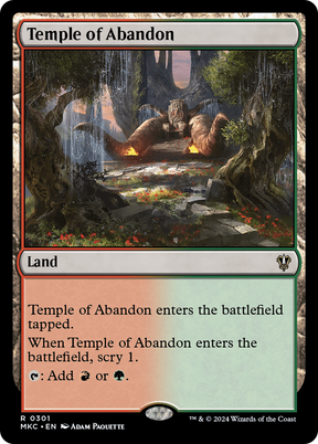 Magic: The Gathering - Temple of Abandon - Murders at Karlov Manor Commander