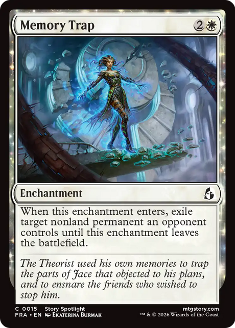 Magic: The Gathering - Memory Trap Foil - Reality Fracture