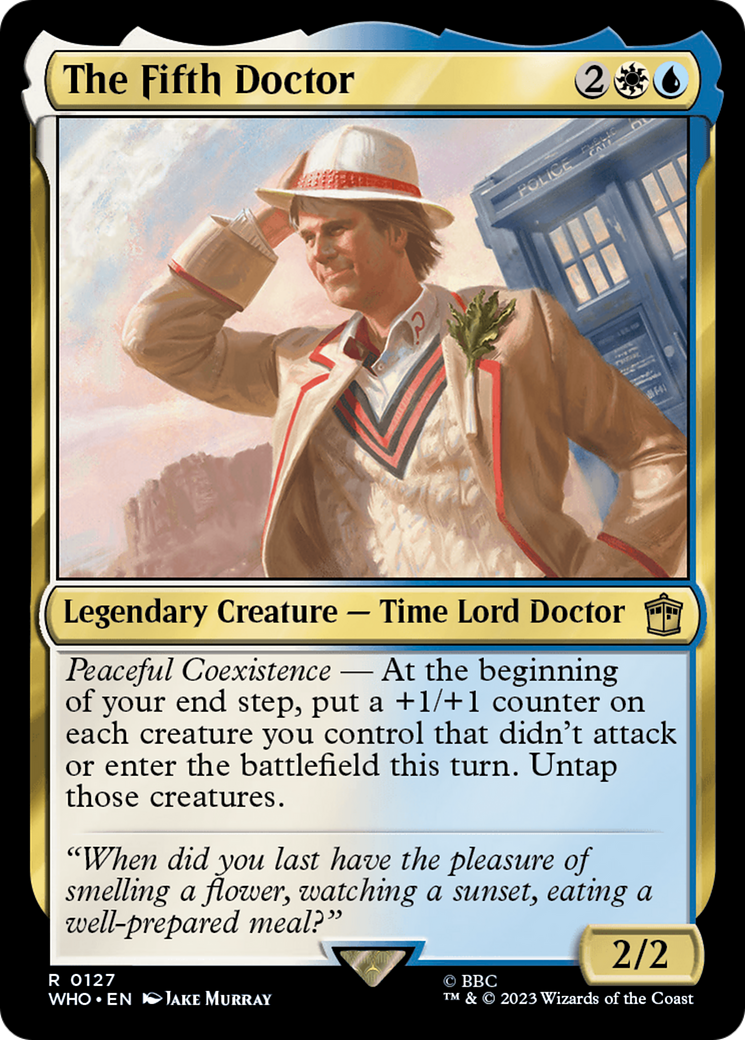 Magic: The Gathering - The Fifth Doctor Foil - Doctor Who