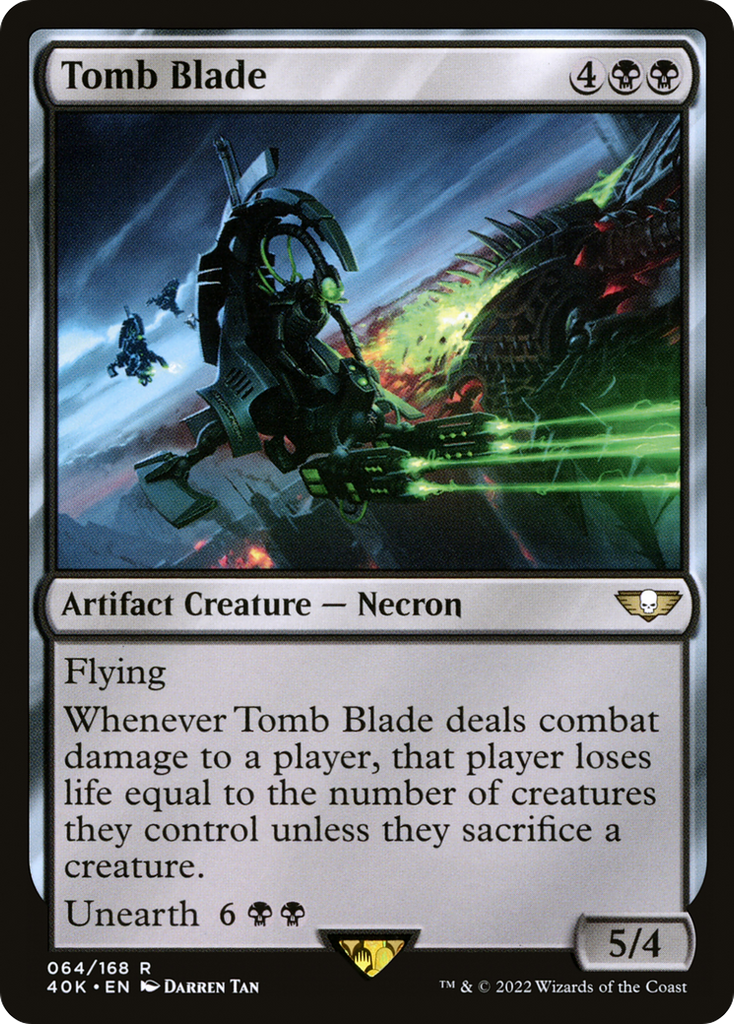 Magic: The Gathering - Tomb Blade - Warhammer 40000 Commander