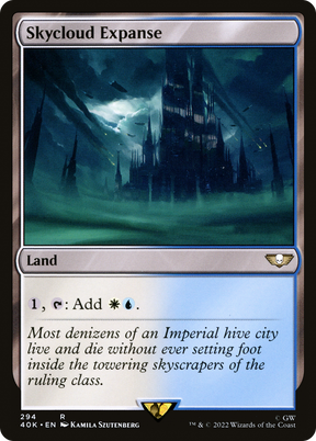 Magic: The Gathering - Skycloud Expanse - Warhammer 40000 Commander