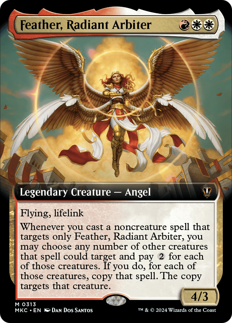 Magic: The Gathering - Feather, Radiant Arbiter Foil - Murders at Karlov Manor Commander