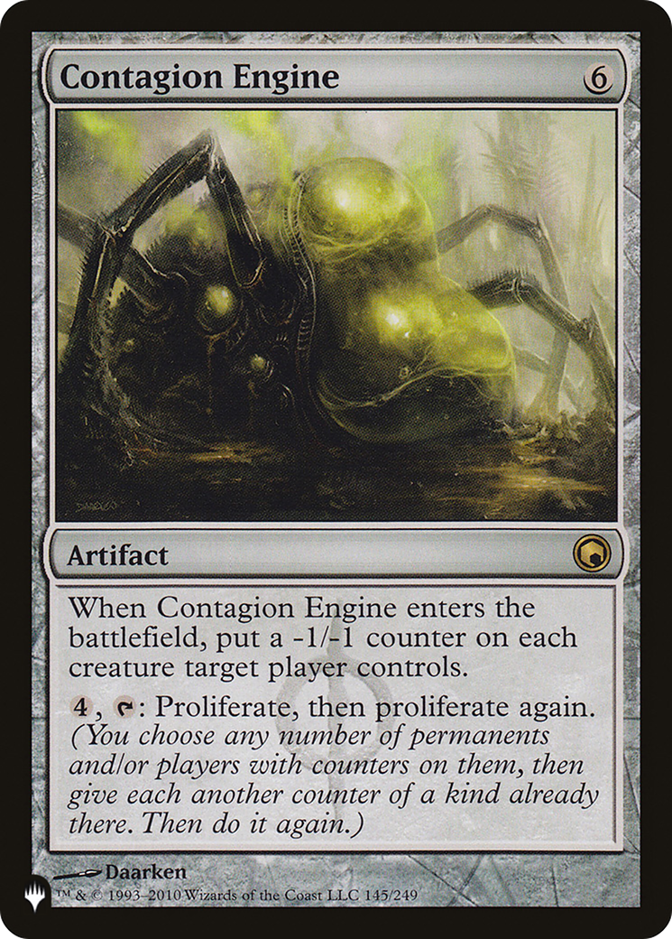Magic: The Gathering - Contagion Engine - The List