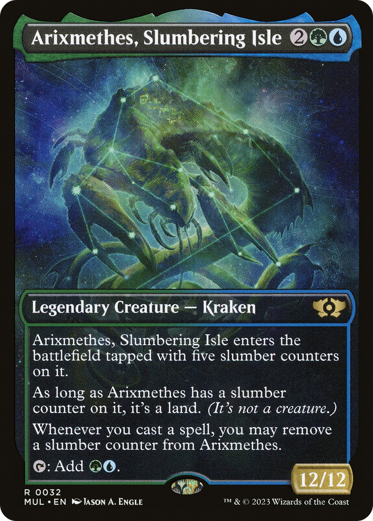 Magic: The Gathering - Arixmethes, Slumbering Isle Foil - Multiverse Legends