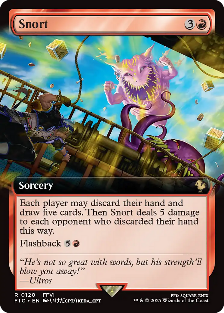 Magic: The Gathering - Snort Foil - Final Fantasy Commander