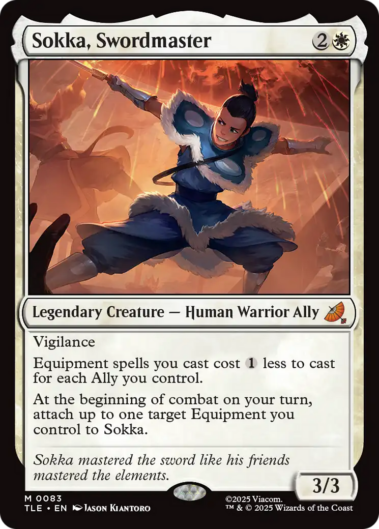 Magic: The Gathering - Sokka, Swordmaster - Avatar: The Last Airbender Eternal