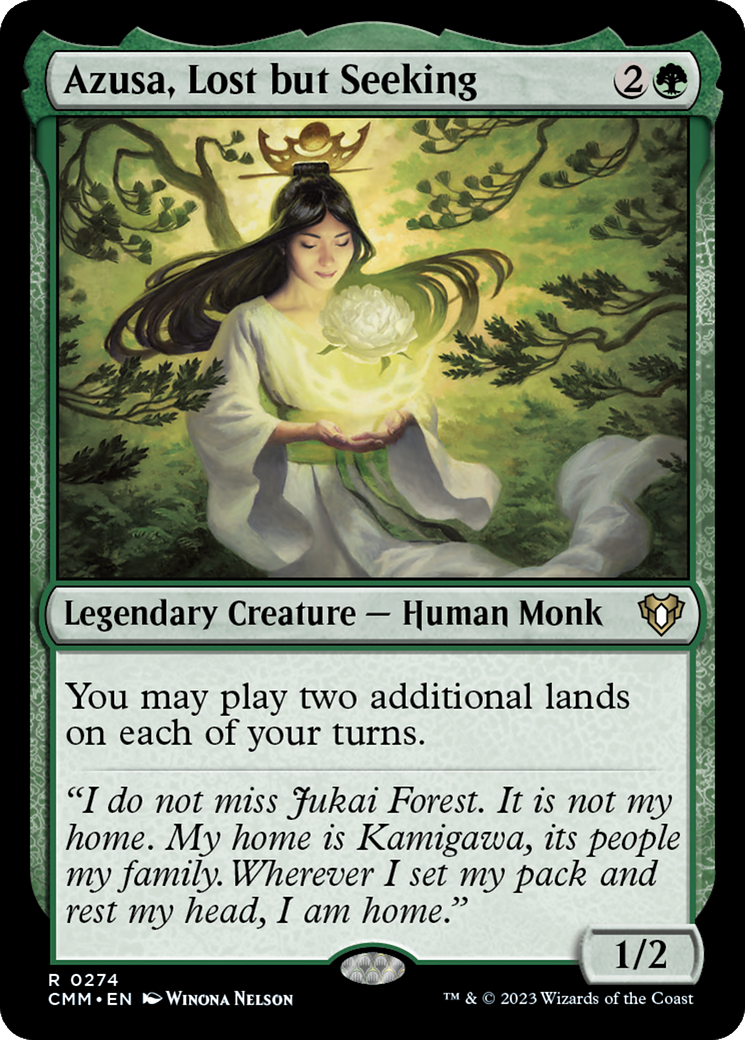 Magic: The Gathering - Azusa, Lost but Seeking Foil - Commander Masters