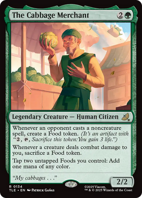 Magic: The Gathering - The Cabbage Merchant Foil - Avatar: The Last Airbender Eternal