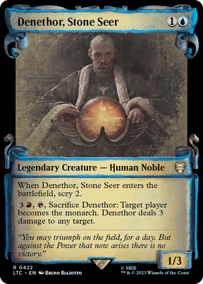 Magic: The Gathering - Denethor, Stone Seer - Tales of Middle-earth Commander