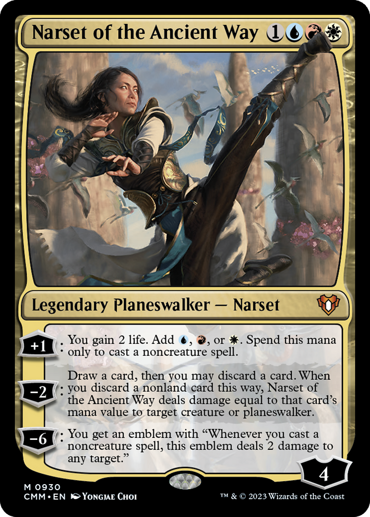 Magic: The Gathering - Narset of the Ancient Way - Commander Masters