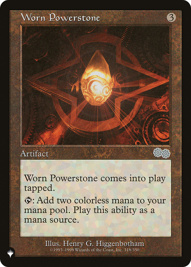 Magic: The Gathering - Worn Powerstone - The List