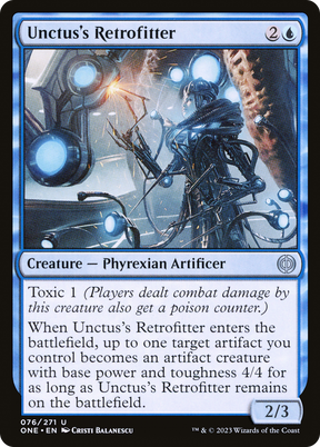 Magic: The Gathering - Unctus's Retrofitter Foil - Phyrexia: All Will Be One