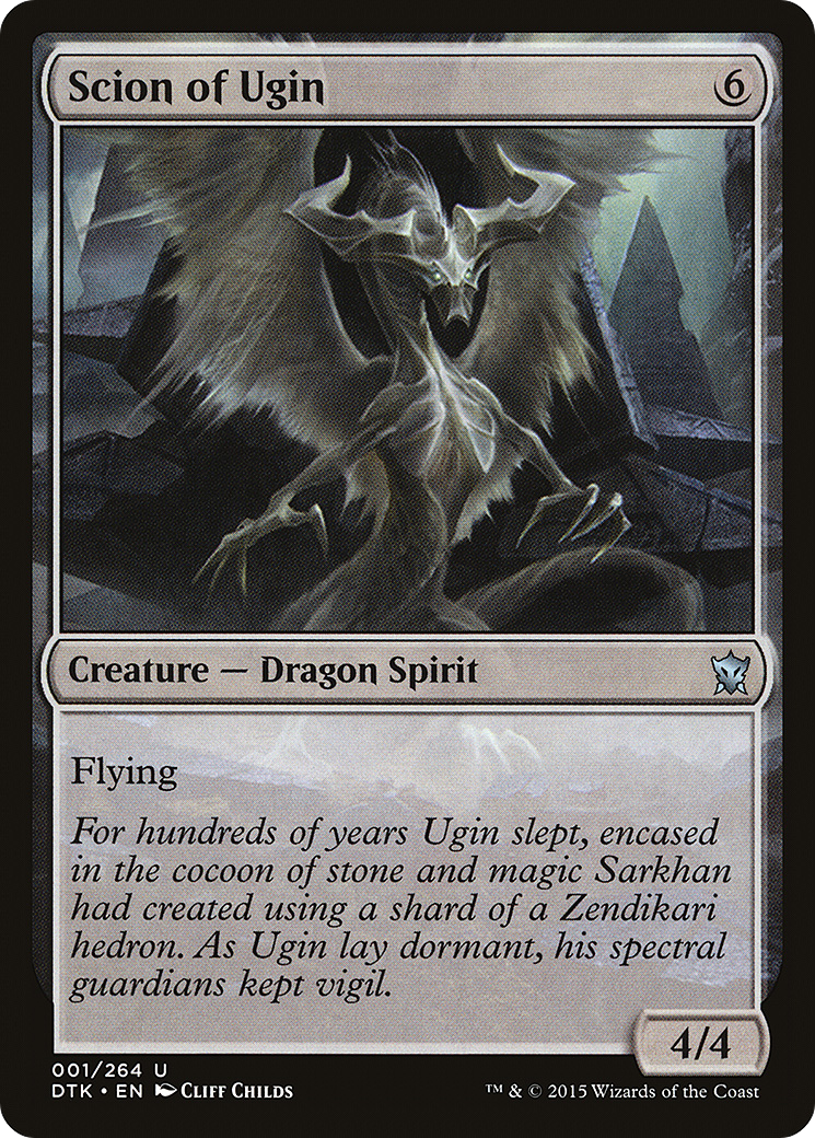 Magic: The Gathering - Scion of Ugin Foil - Dragons of Tarkir