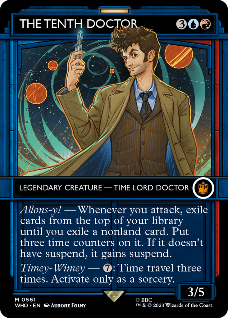 Magic: The Gathering - The Tenth Doctor Foil - Doctor Who