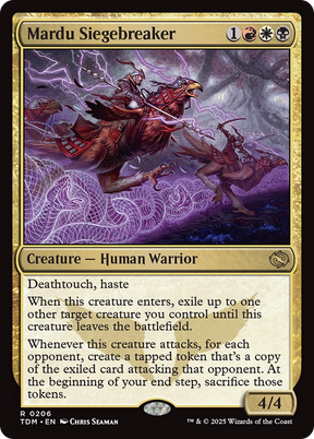 Magic: The Gathering - Mardu Siegebreaker Foil - Tarkir: Dragonstorm