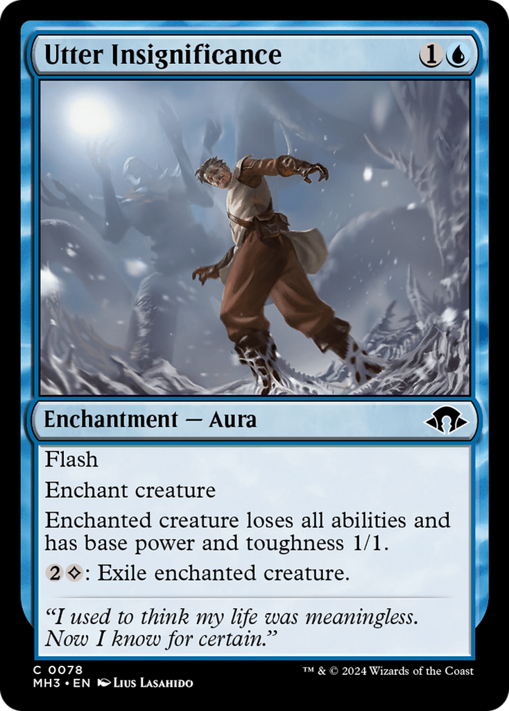 Magic: The Gathering - Utter Insignificance Foil - Modern Horizons 3