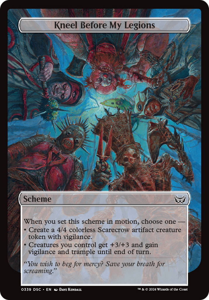 Magic: The Gathering - Kneel Before My Legions - Duskmourn: House of Horror Commander