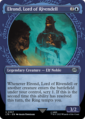 Magic: The Gathering - Elrond, Lord of Rivendell Foil - The Lord of the Rings: Tales of Middle-earth