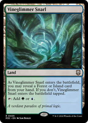 Magic: The Gathering - Vineglimmer Snarl - Modern Horizons 3 Commander