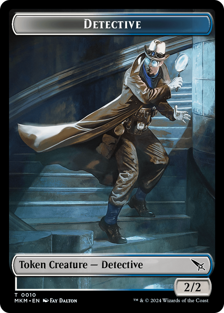 Magic: The Gathering - Detective Token - Murders at Karlov Manor Tokens