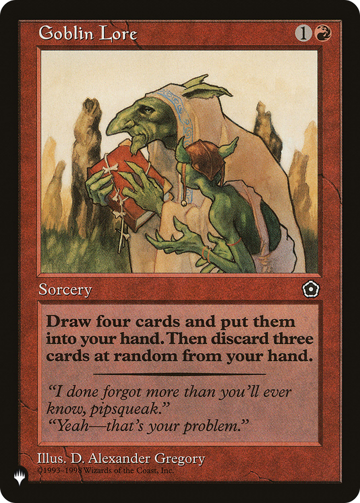 Magic: The Gathering - Goblin Lore - The List