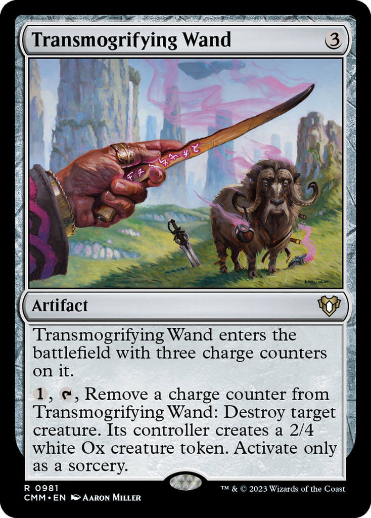 Magic: The Gathering - Transmogrifying Wand - Commander Masters