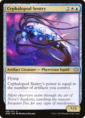 Magic: The Gathering - Cephalopod Sentry Foil - Phyrexia: All Will Be One