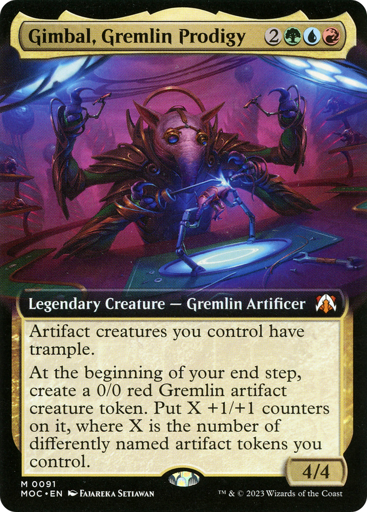 Magic: The Gathering - Gimbal, Gremlin Prodigy Foil - March of the Machine Commander