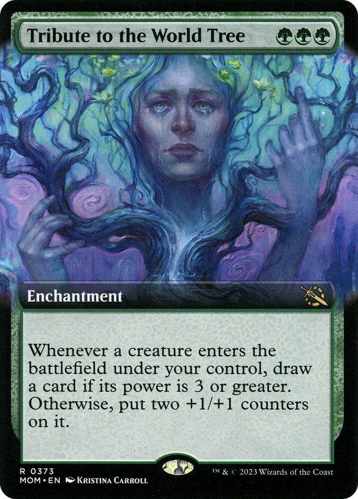 Magic: The Gathering - Tribute to the World Tree Foil - March of the Machine