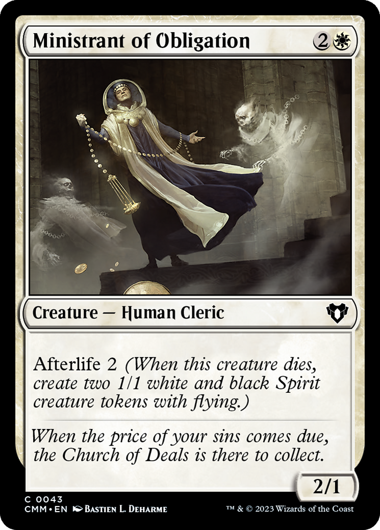Magic: The Gathering - Ministrant of Obligation Foil - Commander Masters