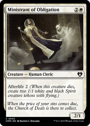 Magic: The Gathering - Ministrant of Obligation Foil - Commander Masters