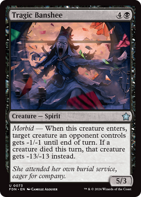 Magic: The Gathering - Tragic Banshee - Foundations