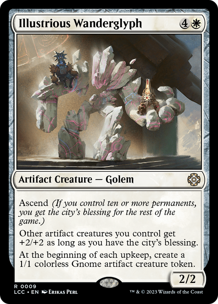 Magic: The Gathering - Illustrious Wanderglyph - The Lost Caverns of Ixalan Commander
