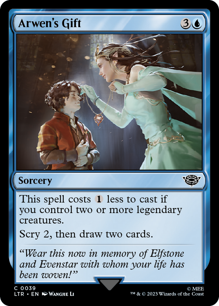 Magic: The Gathering - Arwen's Gift Foil - The Lord of the Rings: Tales of Middle-earth