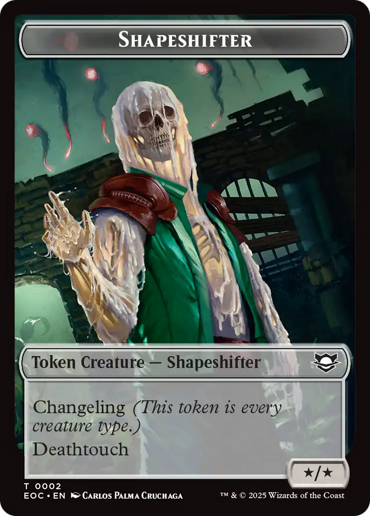 Magic: The Gathering - Shapeshifter Token - Edge of Eternities Commander Tokens