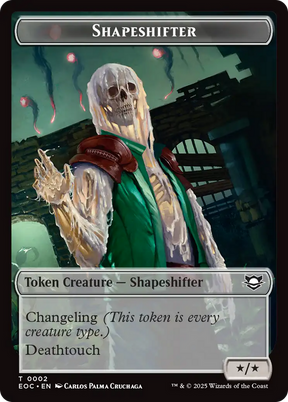 Magic: The Gathering - Shapeshifter Token - Edge of Eternities Commander Tokens