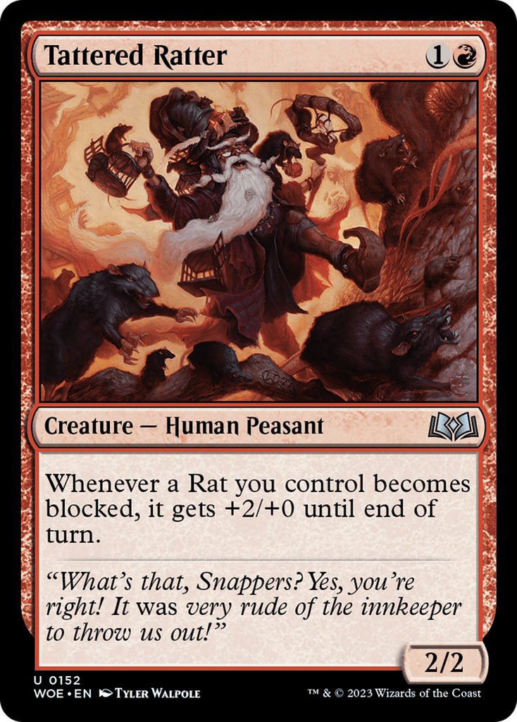 Magic: The Gathering - Tattered Ratter - Wilds of Eldraine