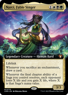 Magic: The Gathering - Narci, Fable Singer - Commander Masters