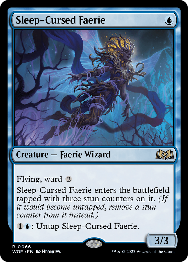 Magic: The Gathering - Sleep-Cursed Faerie Foil - Wilds of Eldraine